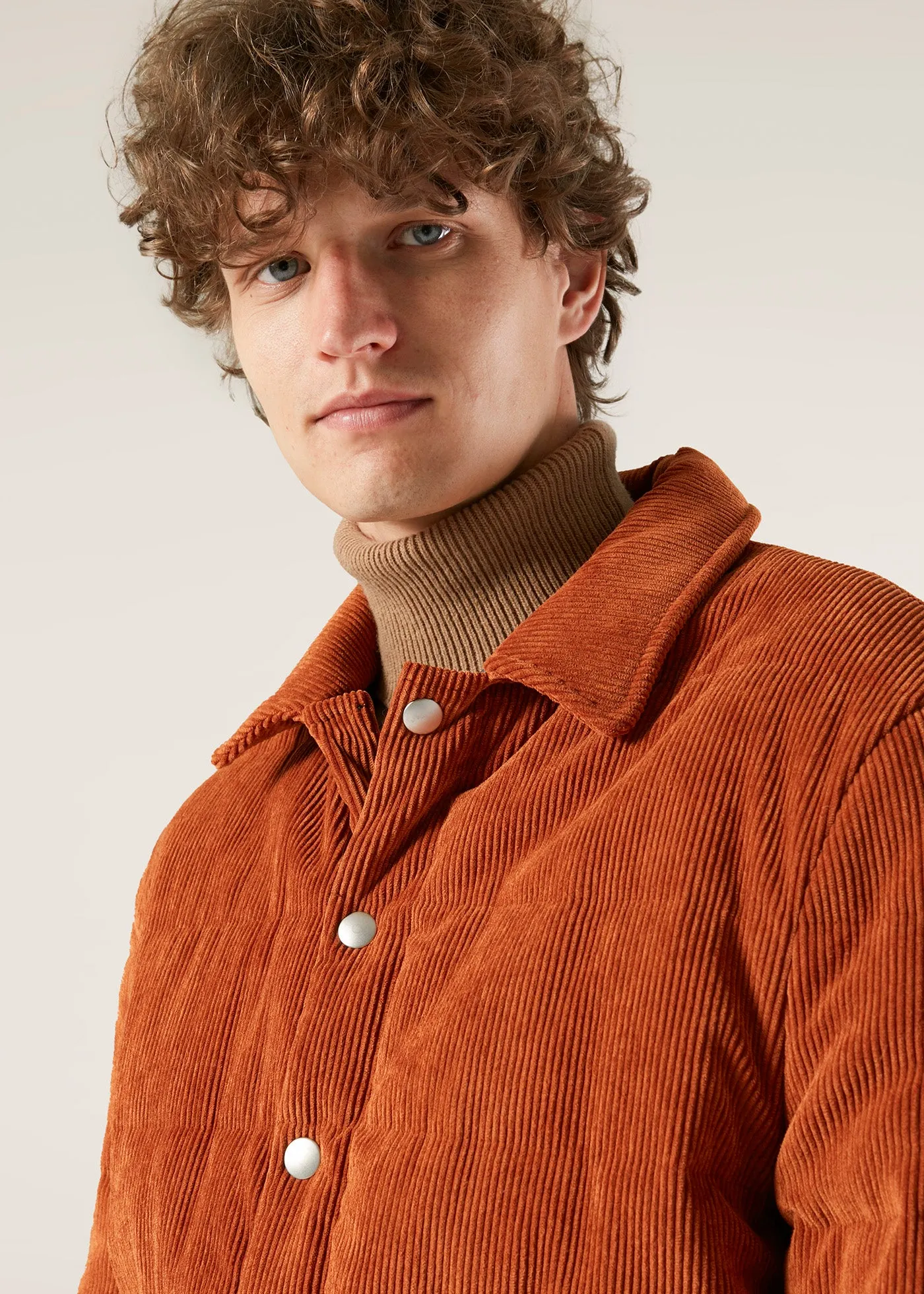 AALOFI COPPER CORDUROY JACKET