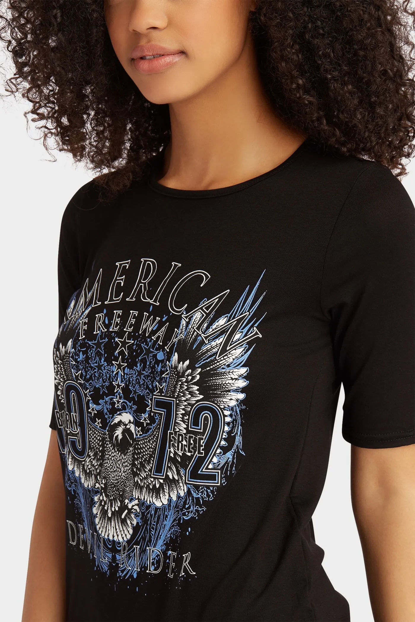 Black American Rider Basic T-Shirt