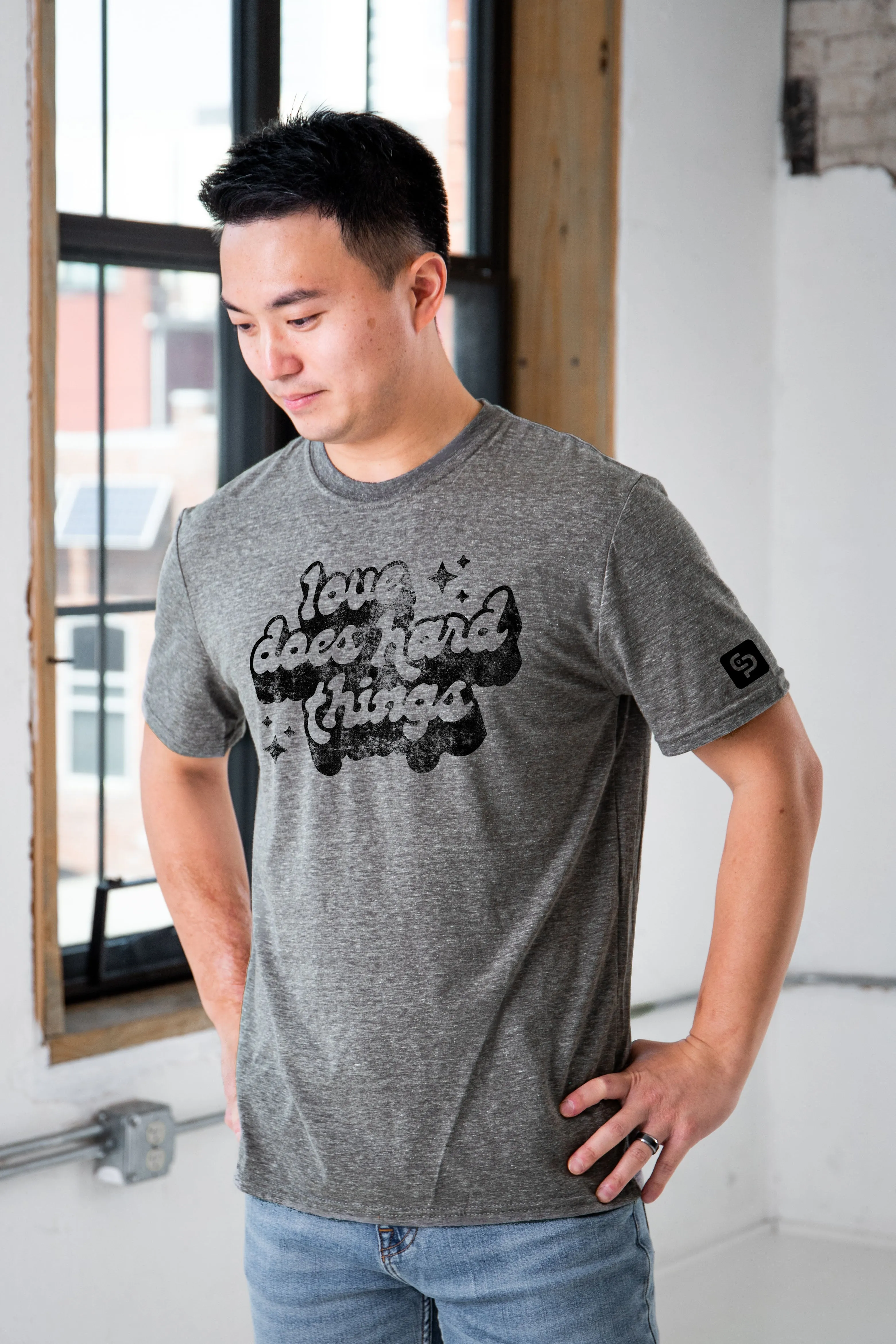 CarePortal Love Does Hard Things Triblend Tee
