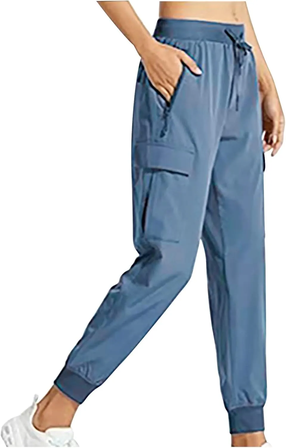 Cargo Joggers for Women Lightweight Quick Dry Hiking Pants High Waist Workout Hiking Pants Outdoor Lounge Pants