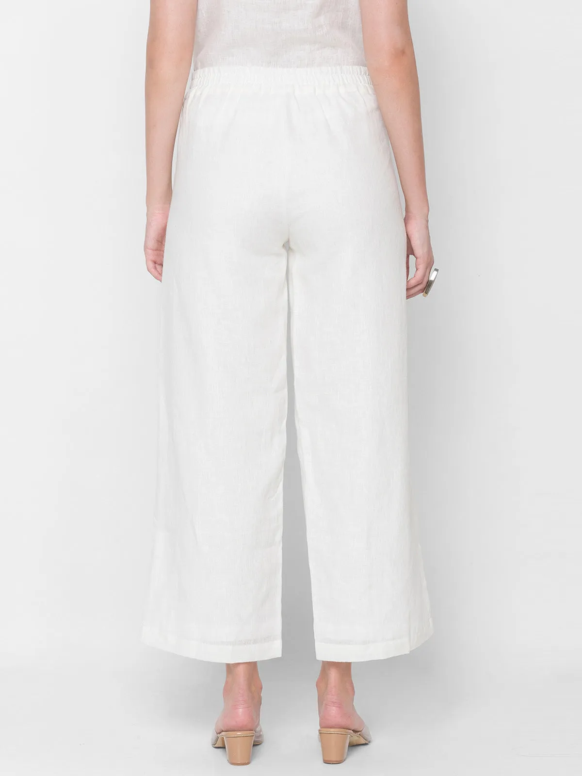 Carnation Linen Pants Off White