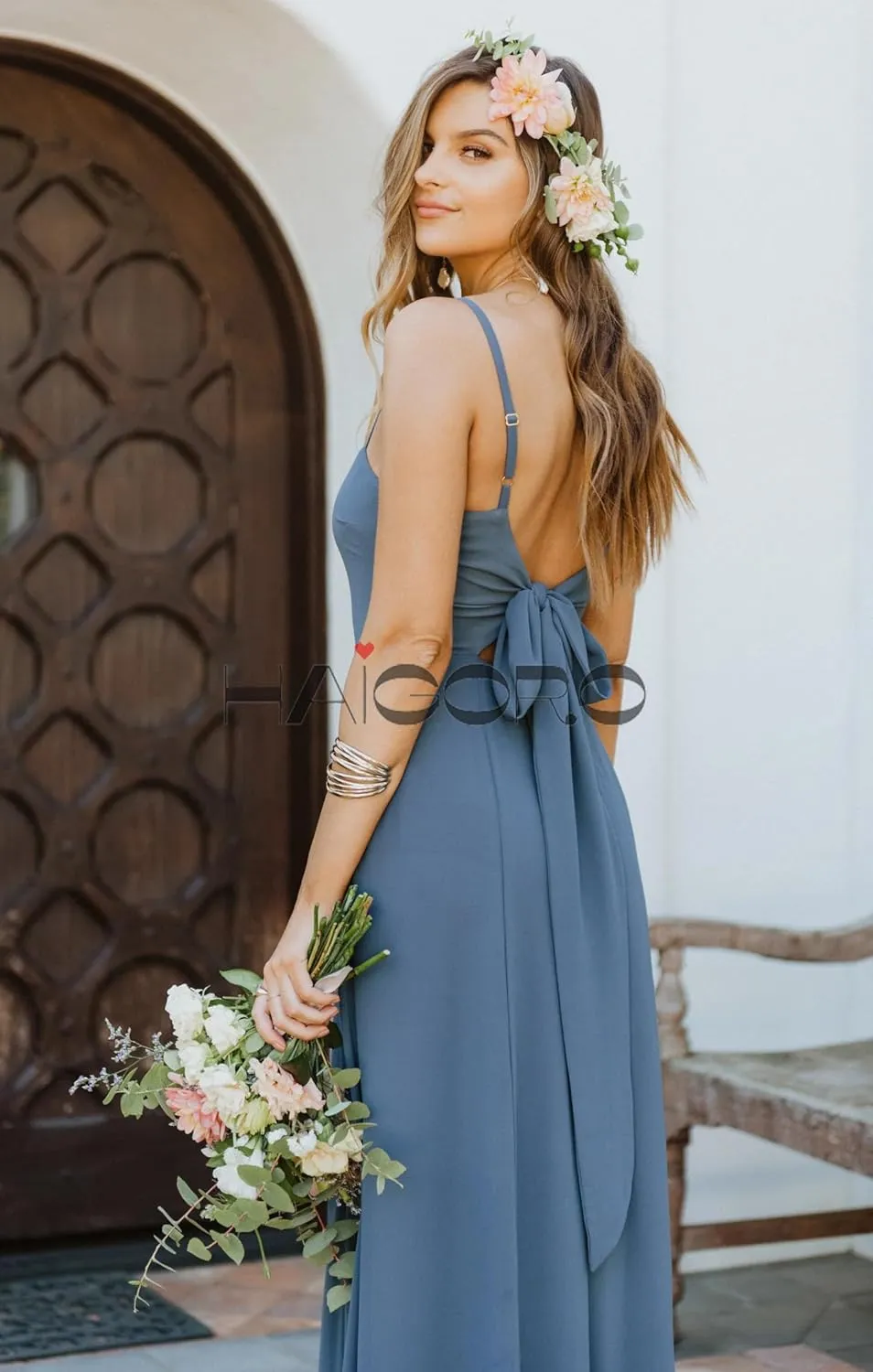 Chiffon Bridesmaid Dresses for Woman A Line Formal Evening Dresses for Wedding HGR79
