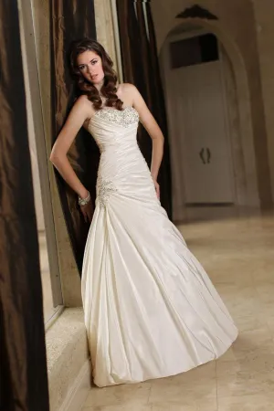 Da Vinci Bridal Gown 50177 White Sweetheart A-Line