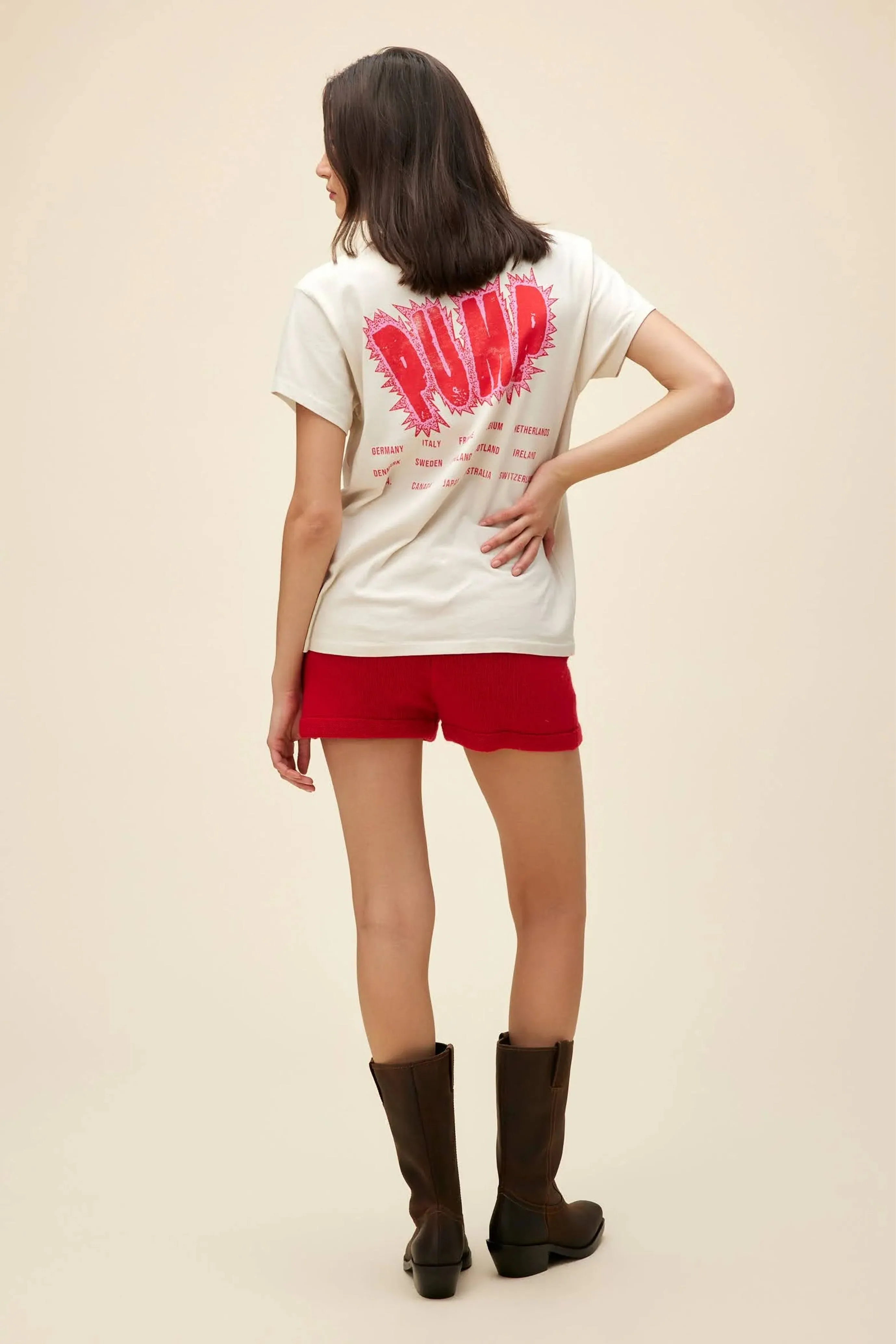 DAYDREAMER | Aerosmith World Tour Tour Tee - Dirty White