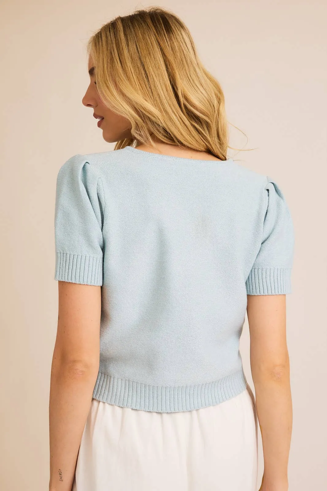 Front Tie Sweater