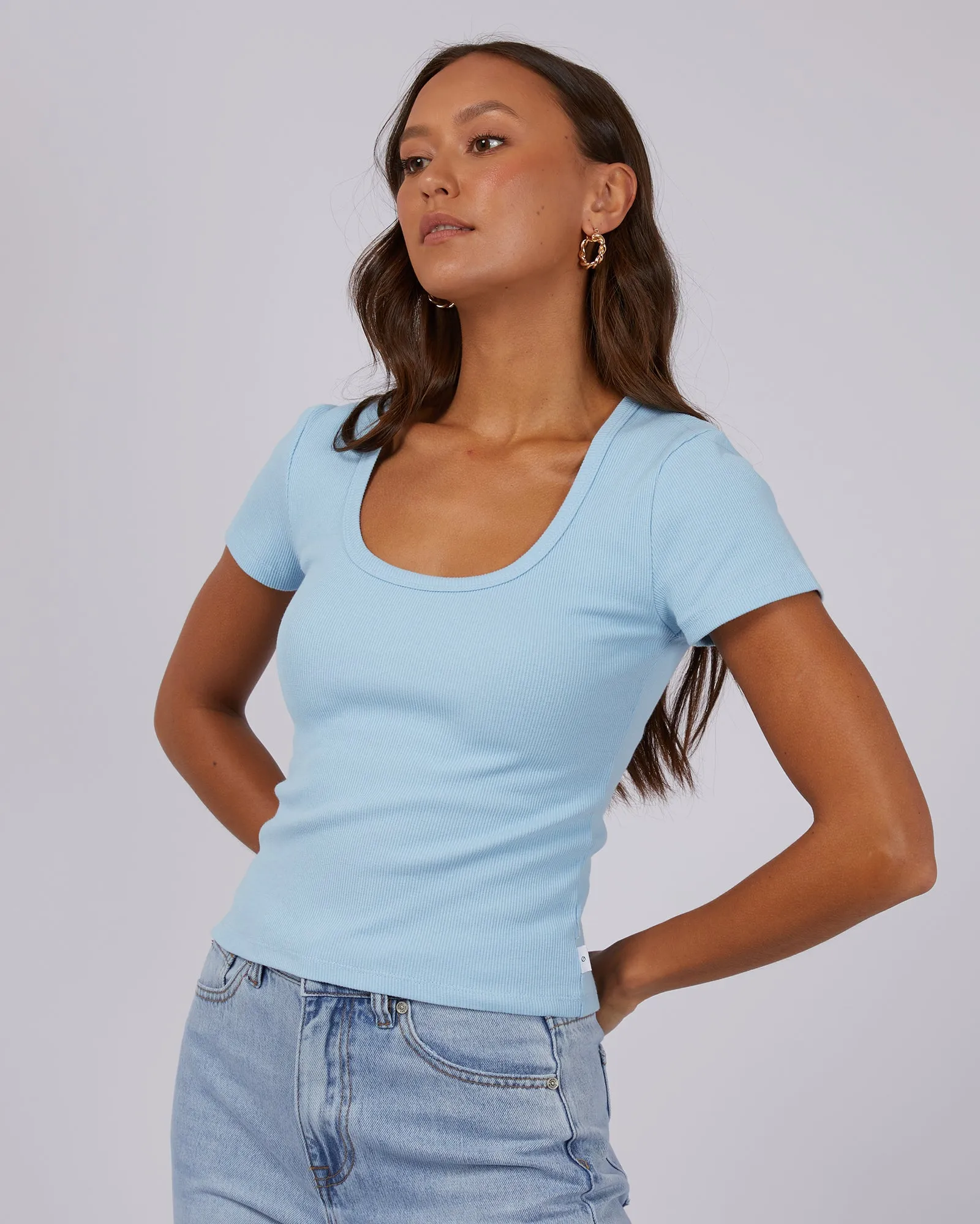 Hazel Tee Sky Blue
