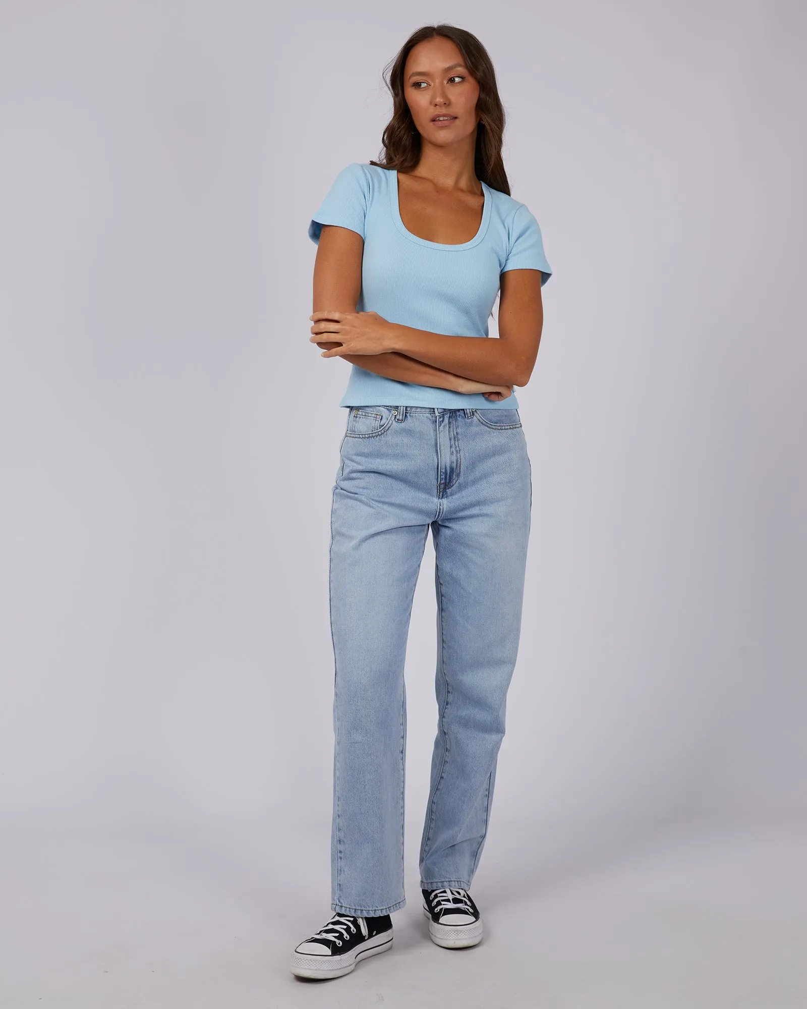 Hazel Tee Sky Blue