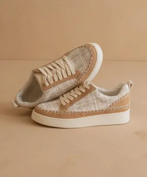 Janie Tweed Wrapped Sneakers
