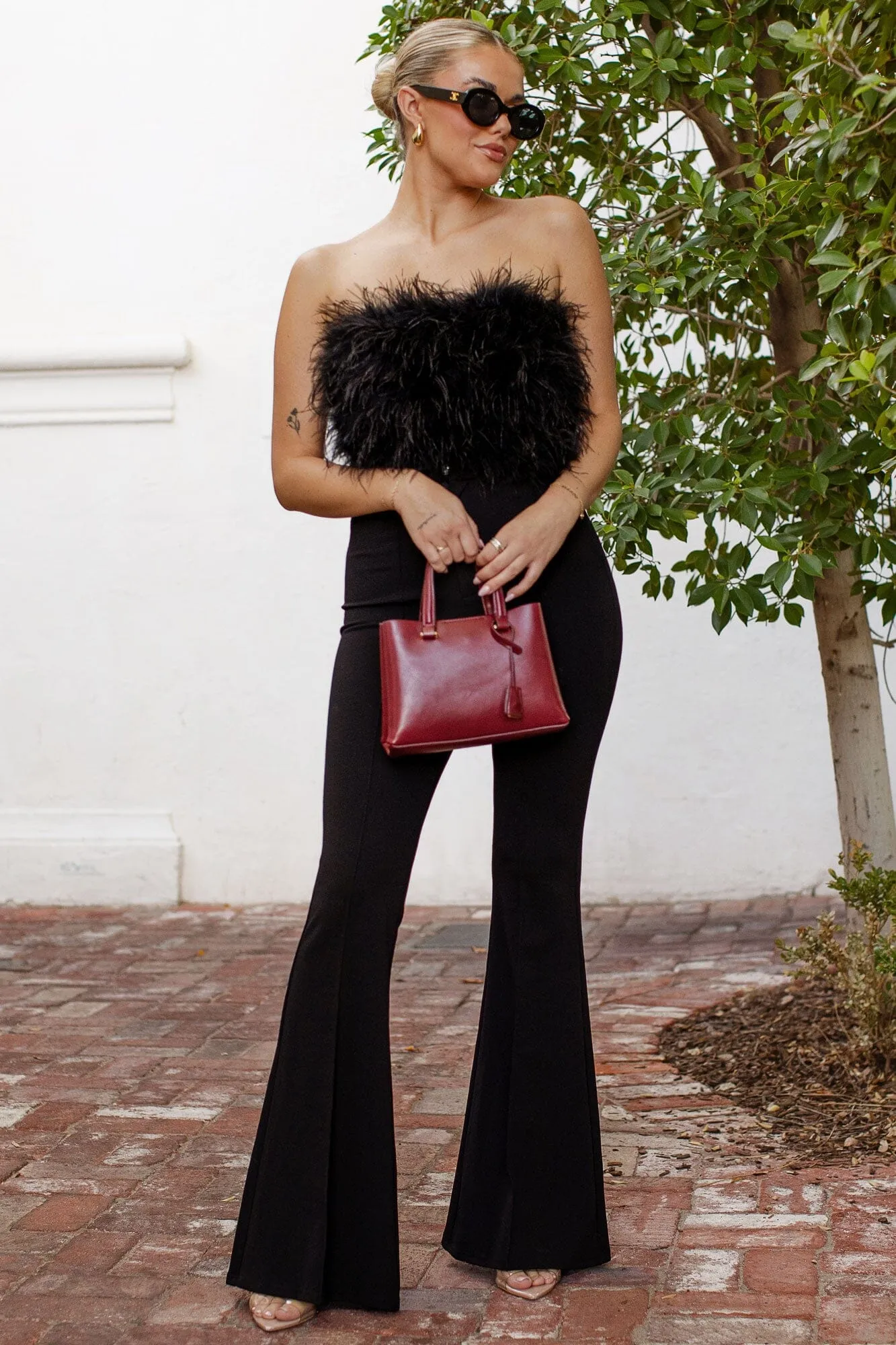 Michele High Waisted Flare Pants