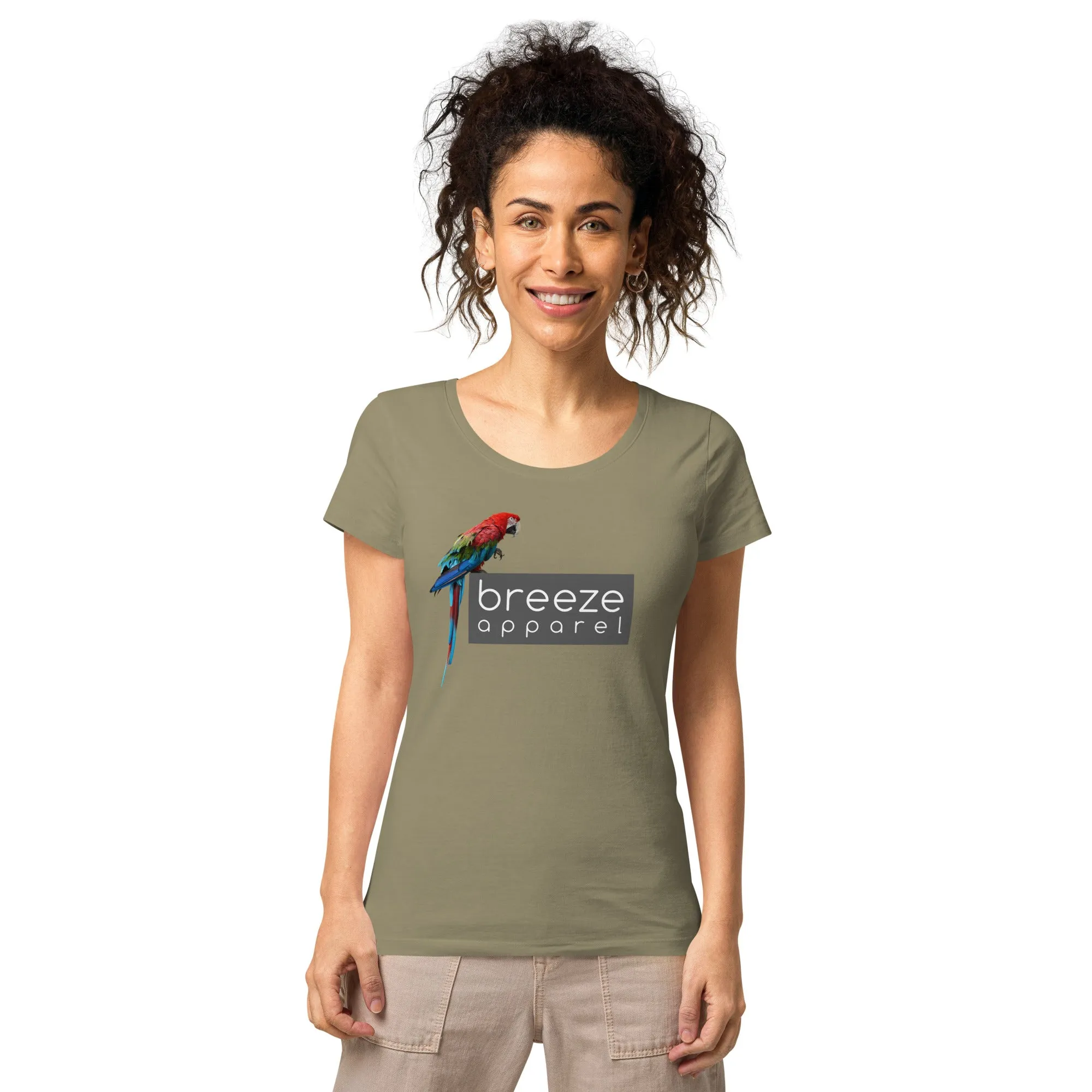 'Parrot Logo' women's basic organic t-shirt