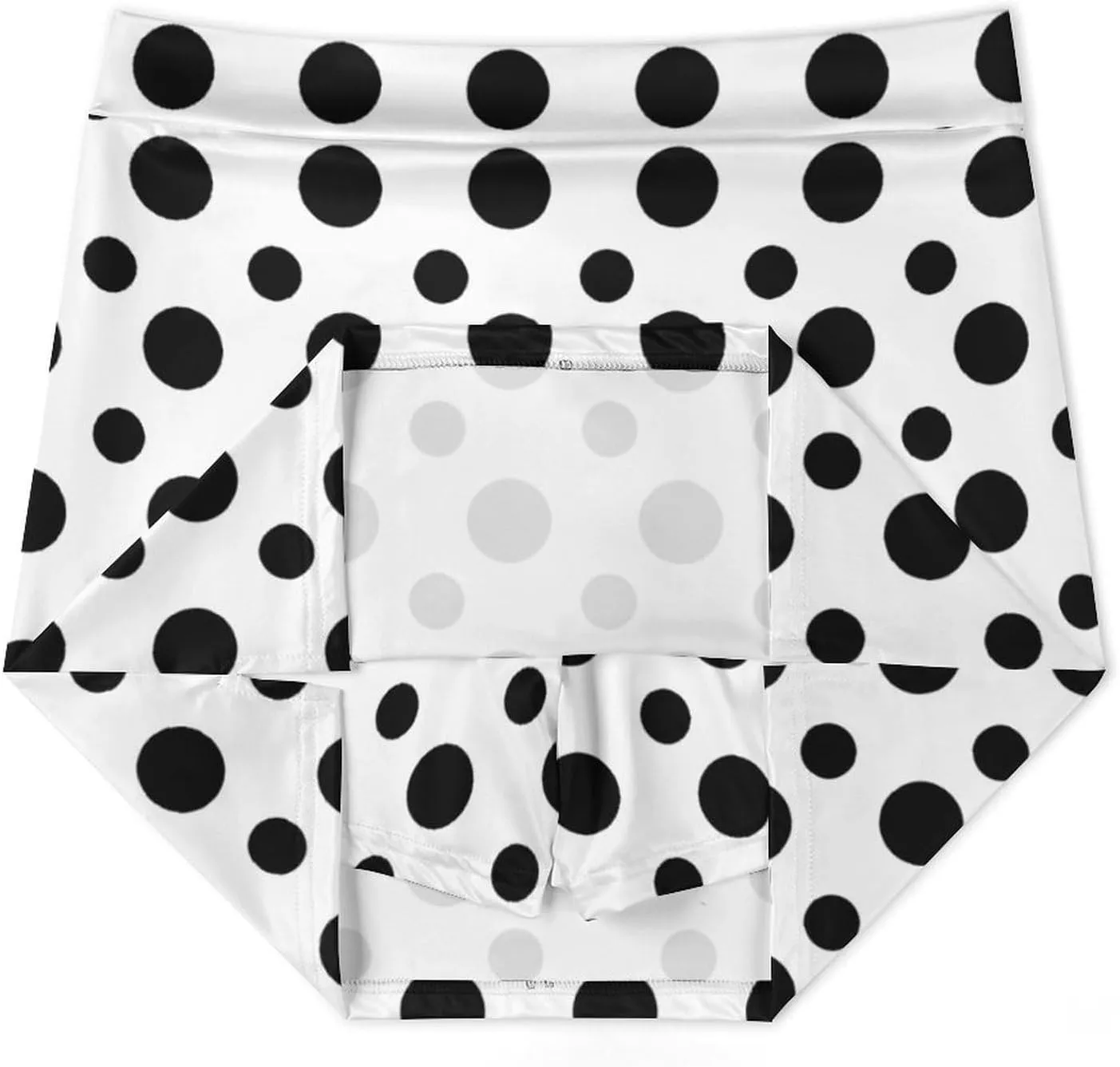 Polka Dot Shorts Skirt Womans Light Proof Trouser Skirts Tennis Skirt High Waist Single Pocket A Line Sport Skorts