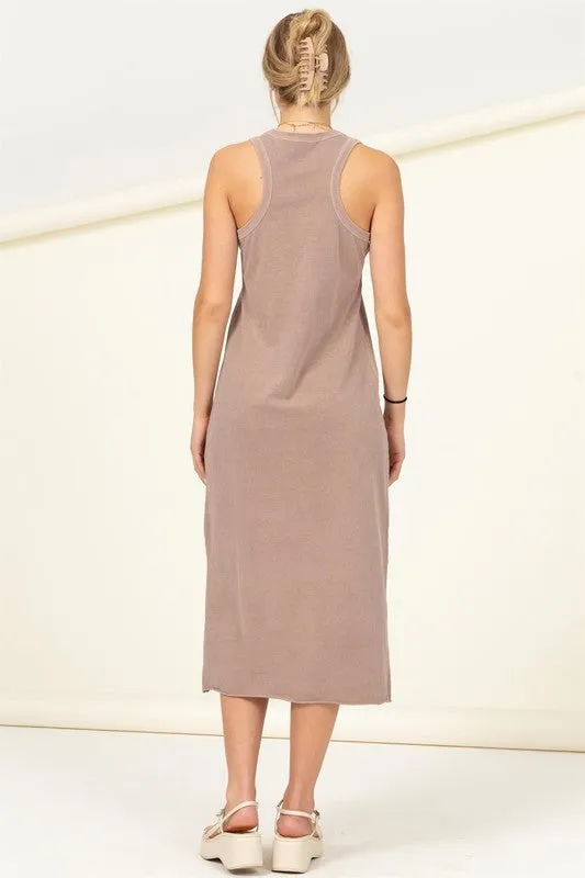 Sleeveless Shift Midi Dress * Online Only*