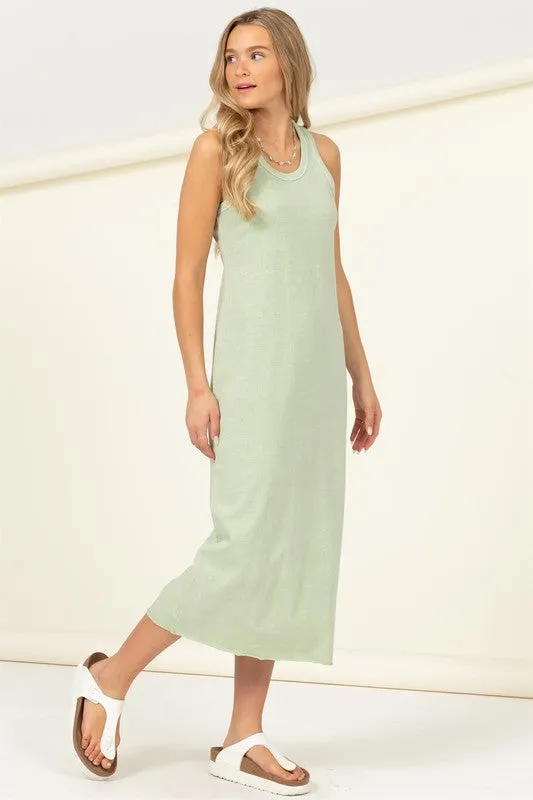 Sleeveless Shift Midi Dress * Online Only*
