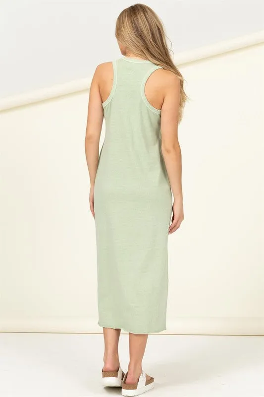 Sleeveless Shift Midi Dress * Online Only*