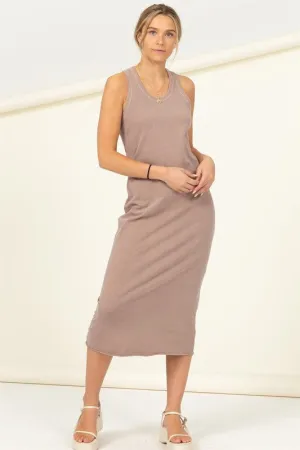 Sleeveless Shift Midi Dress * Online Only*