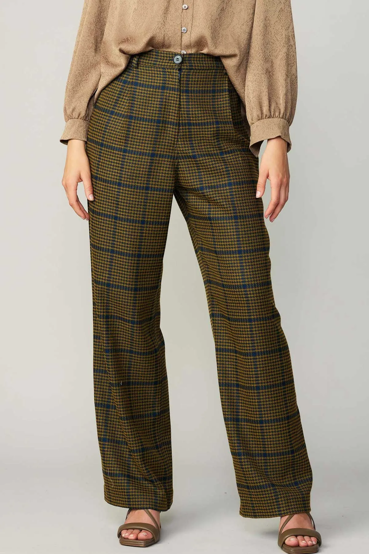Stacy Plaid Pant