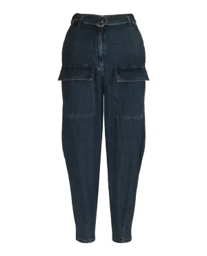 Stella McCartney Denim Cargo Pants