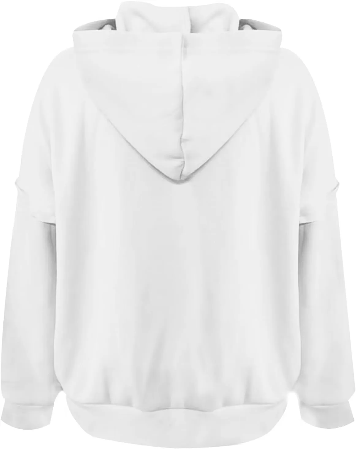 Womens Oversized Hoodies Button Down Long Sleeve Hooded Sweatshirts Fashion Solid Color Pullover Tops Fall Clothes 2024