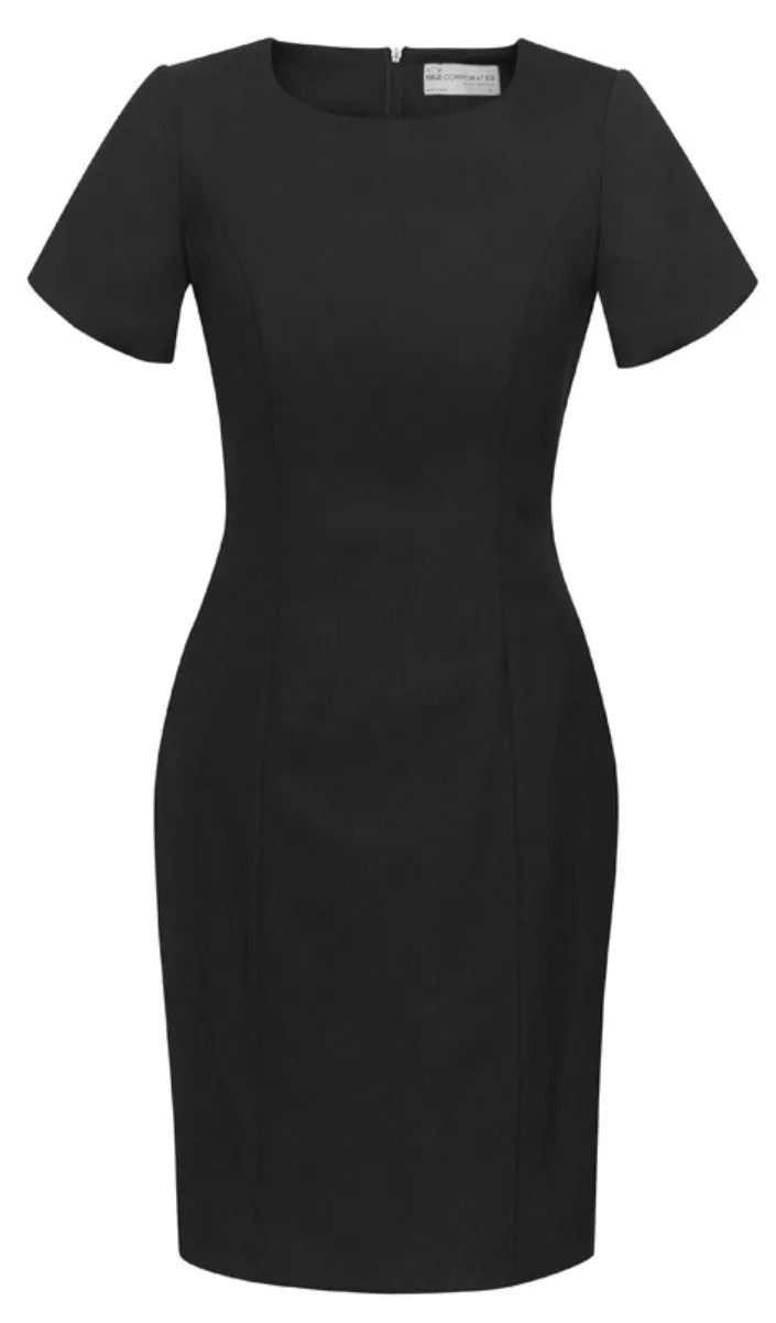 Womens Shift Dress Comfort Wool 34012