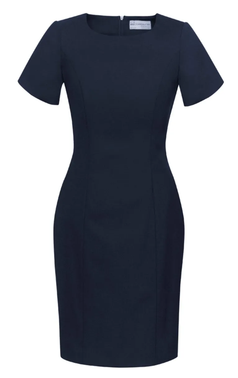 Womens Shift Dress Comfort Wool 34012